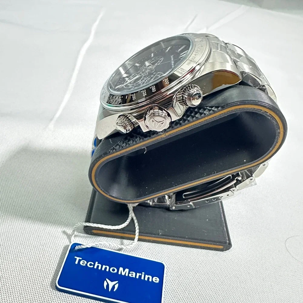 NWT TechnoMarine Manta Ray Watch Men's Blue Chronograph TM-220123 Sport Luxury